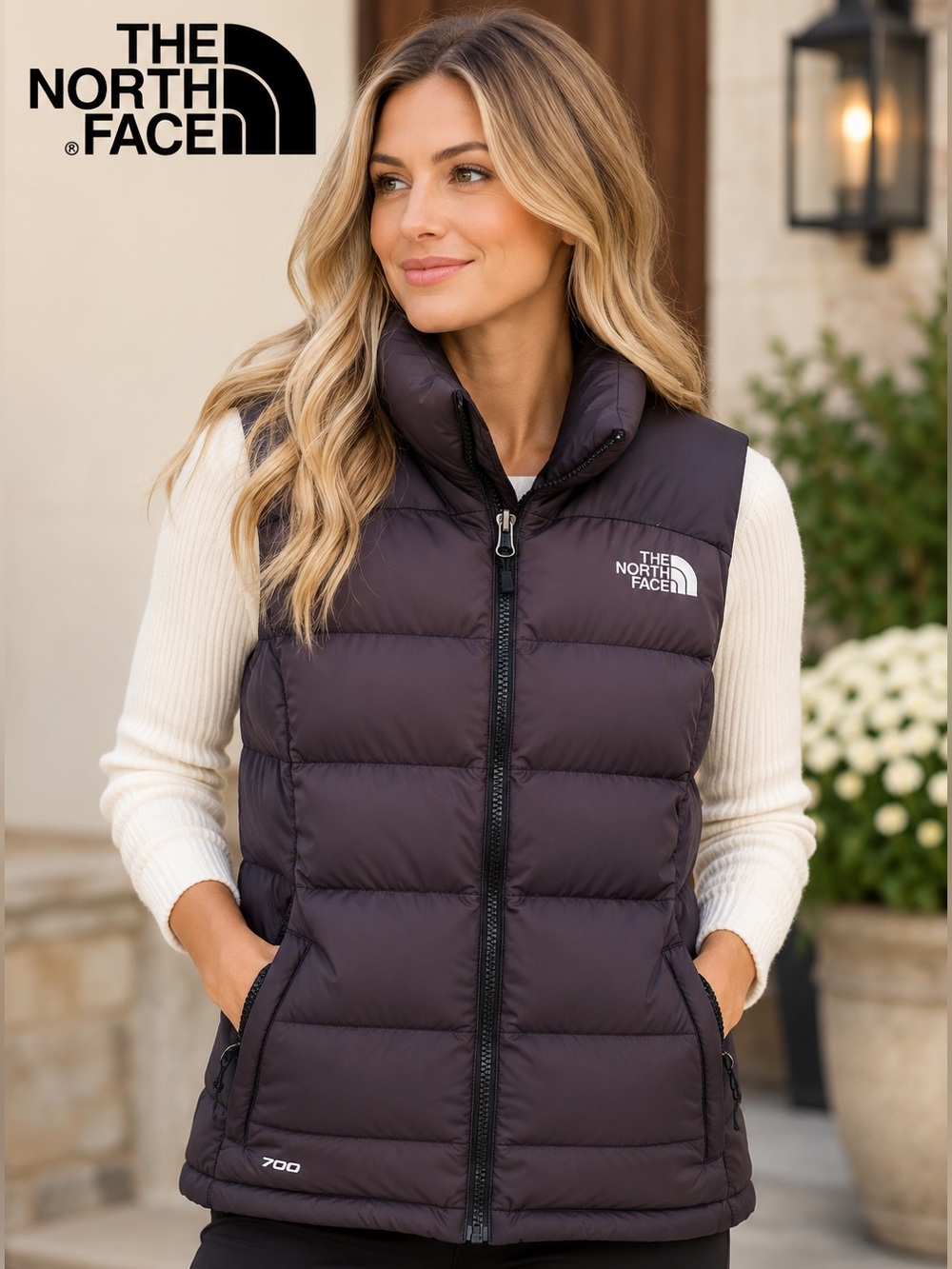 The North Face 700 Down Puffer Vest Women’s Black